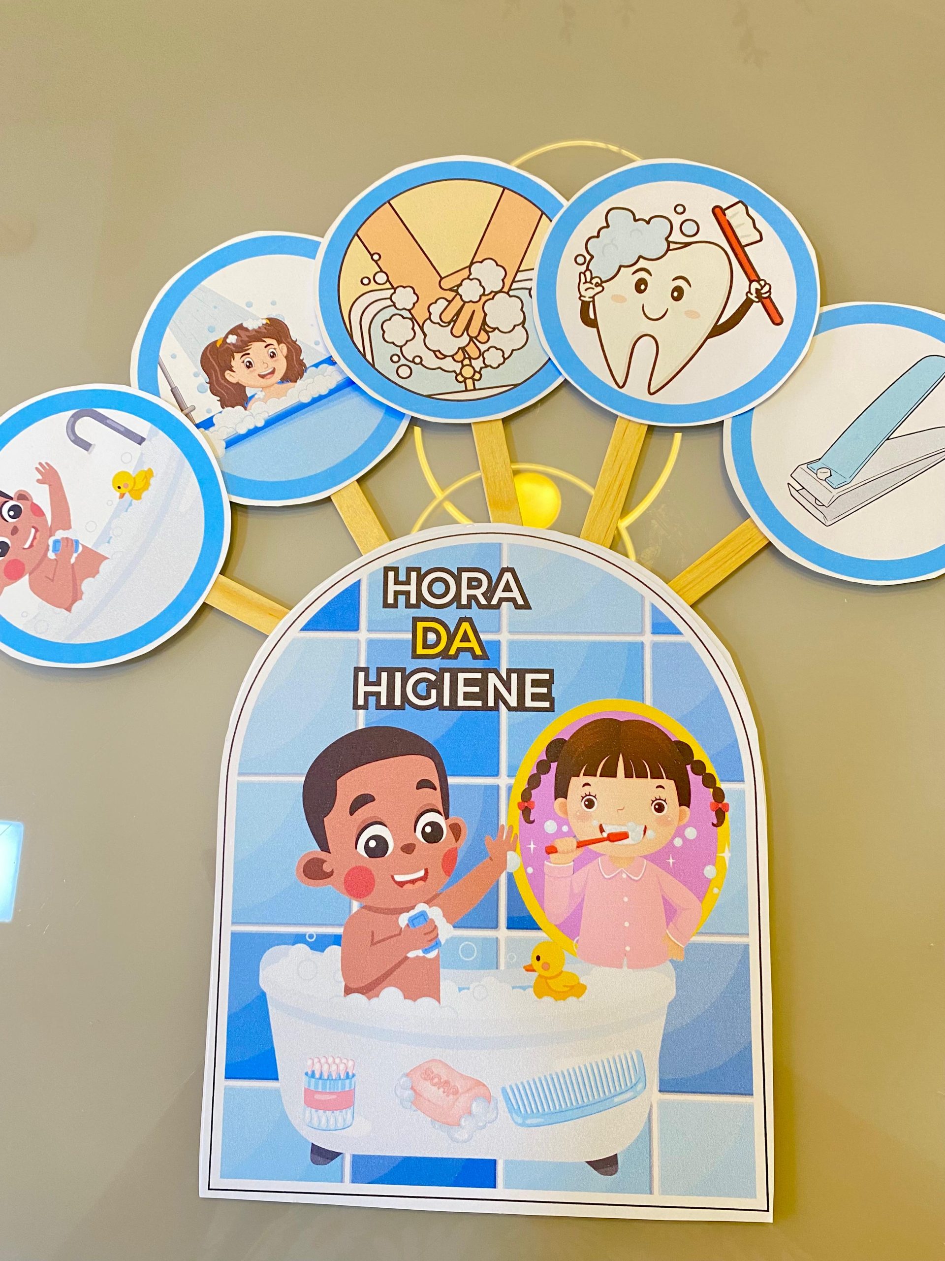 🛁🦷 LUVA HORA DA HIGIENE