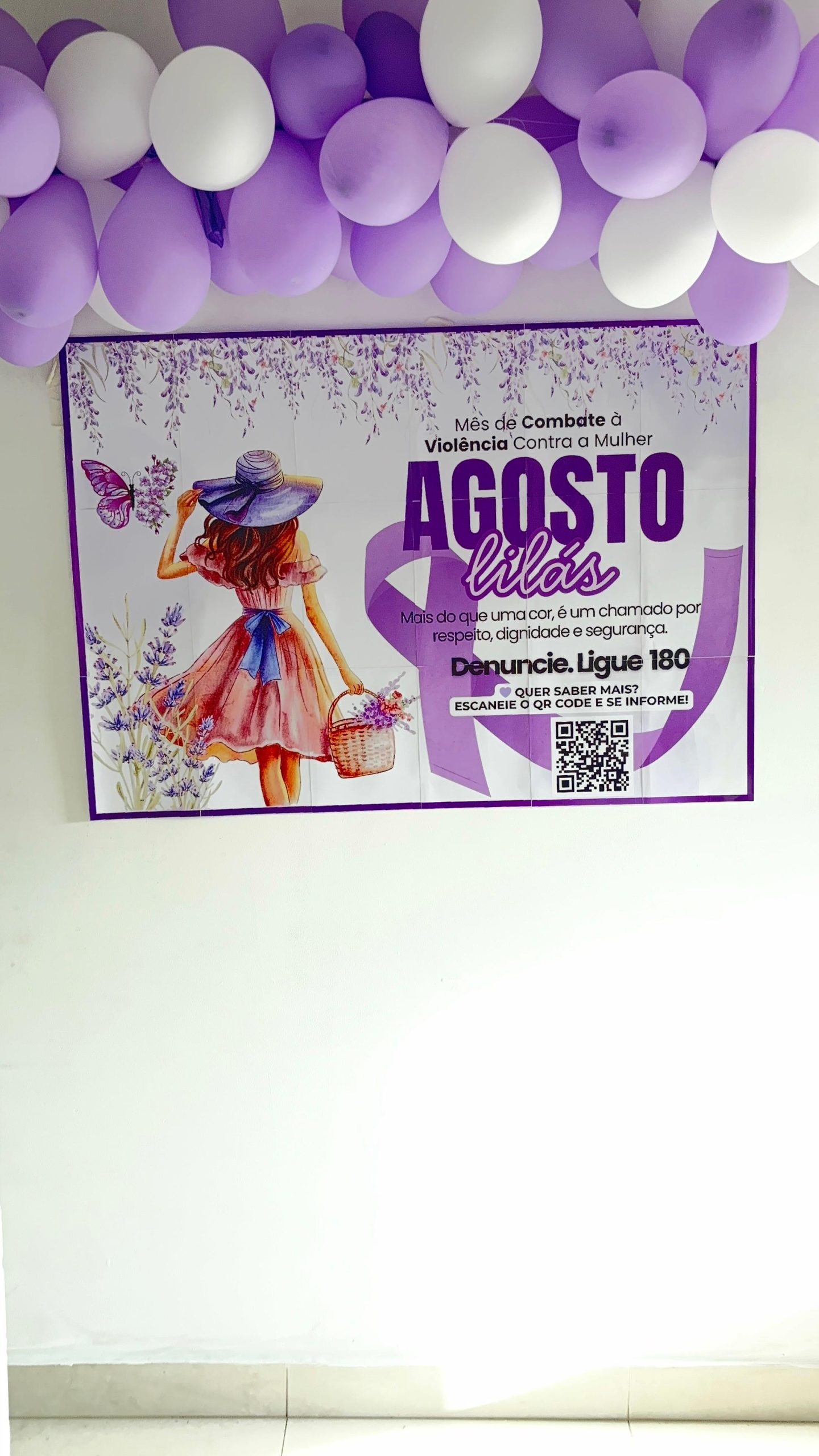 Painel Agosto Lilás 2026 – Versão Floral com Propósito! - Imagem 10