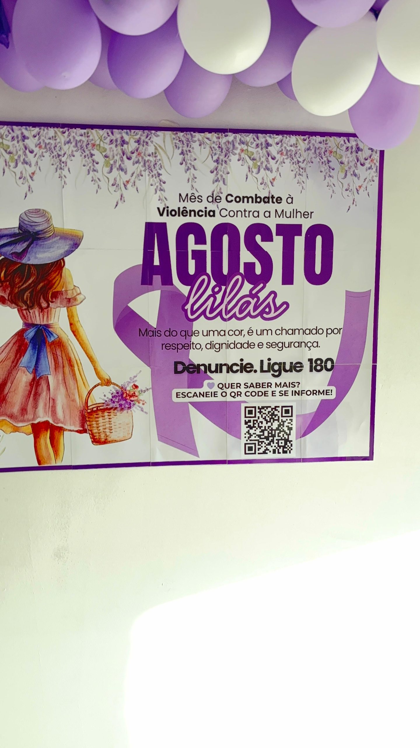 Painel Agosto Lilás 2026 – Versão Floral com Propósito! - Imagem 11