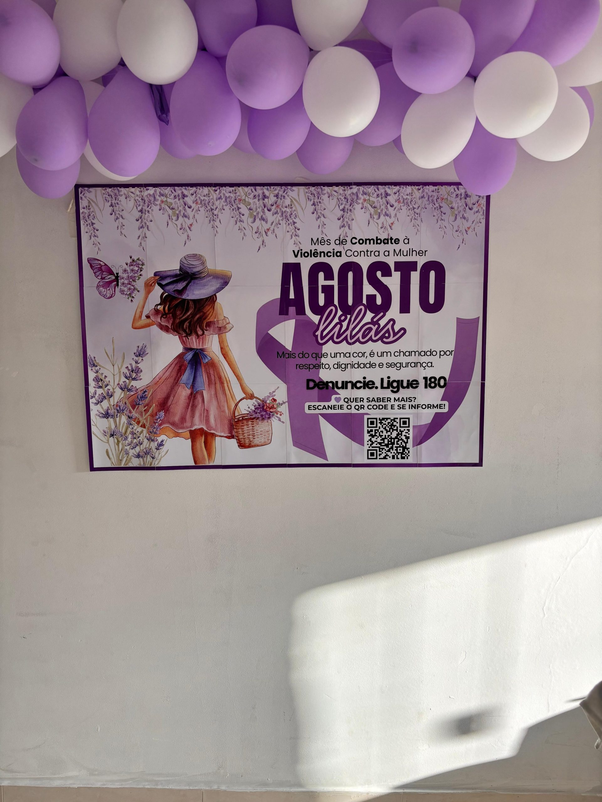 Painel Agosto Lilás 2026 – Versão Floral com Propósito! - Imagem 5