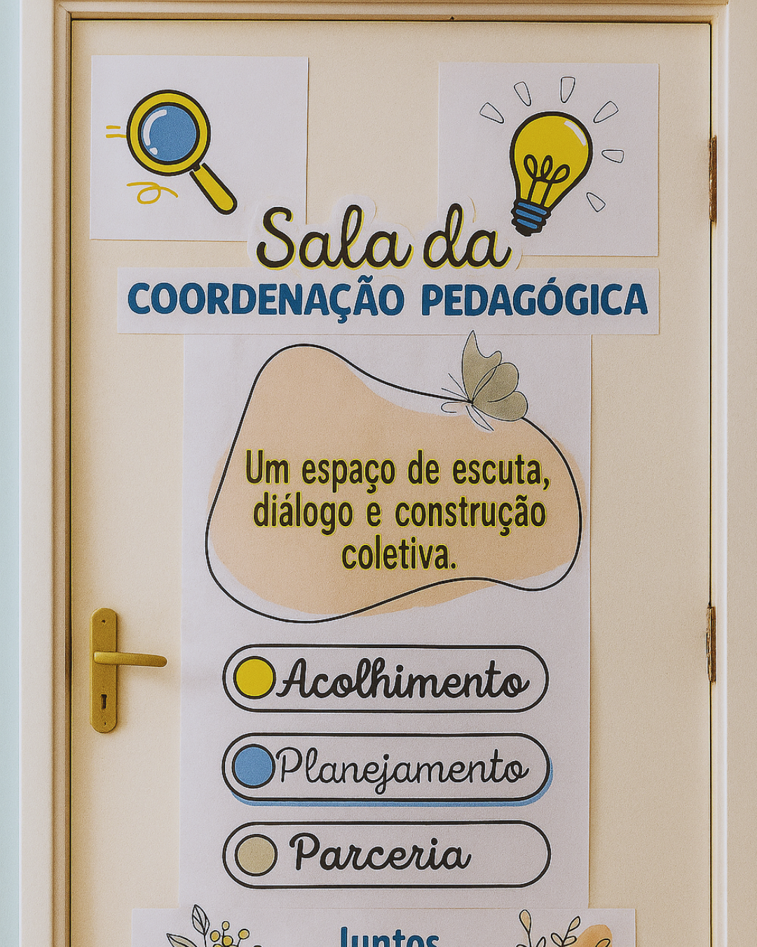 PAINEL DE PORTA – SALA DA COORDENAÇÃO PEDAGÓGICA - Imagem 2