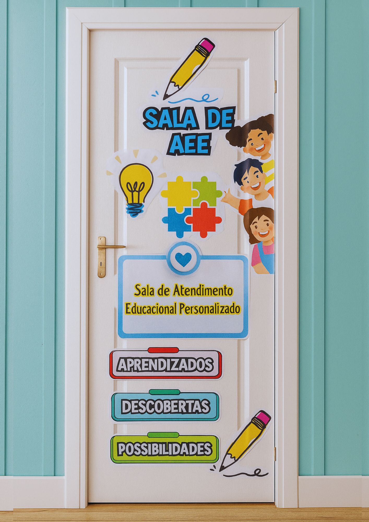 PAINEL DE PORTA – SALA AEE - Imagem 2