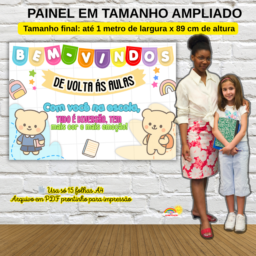 Painel Bobbie Goods – Volta às Aulas