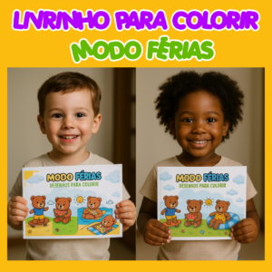 LIVRINHO PARA COLORIR: MODO FÉRIAS