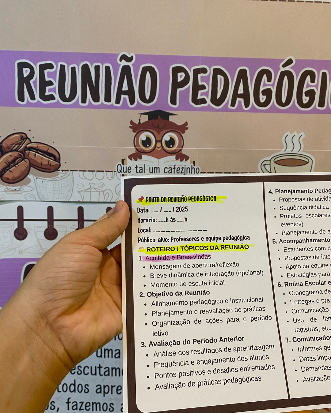 PAINEL Café com Diálogo: Reunião Pedagógica - Imagem 15