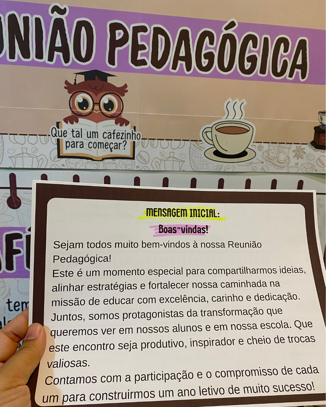 PAINEL Café com Diálogo: Reunião Pedagógica - Imagem 16