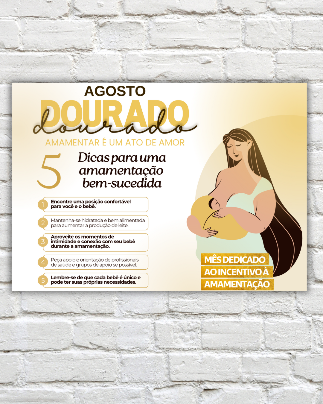 PAINEL Agosto Dourado: Amamentação é um ato de amor! - Imagem 4