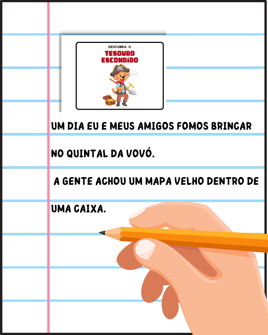 Cartões de Incentivo para Produção de Frases e Textos - Imagem 5
