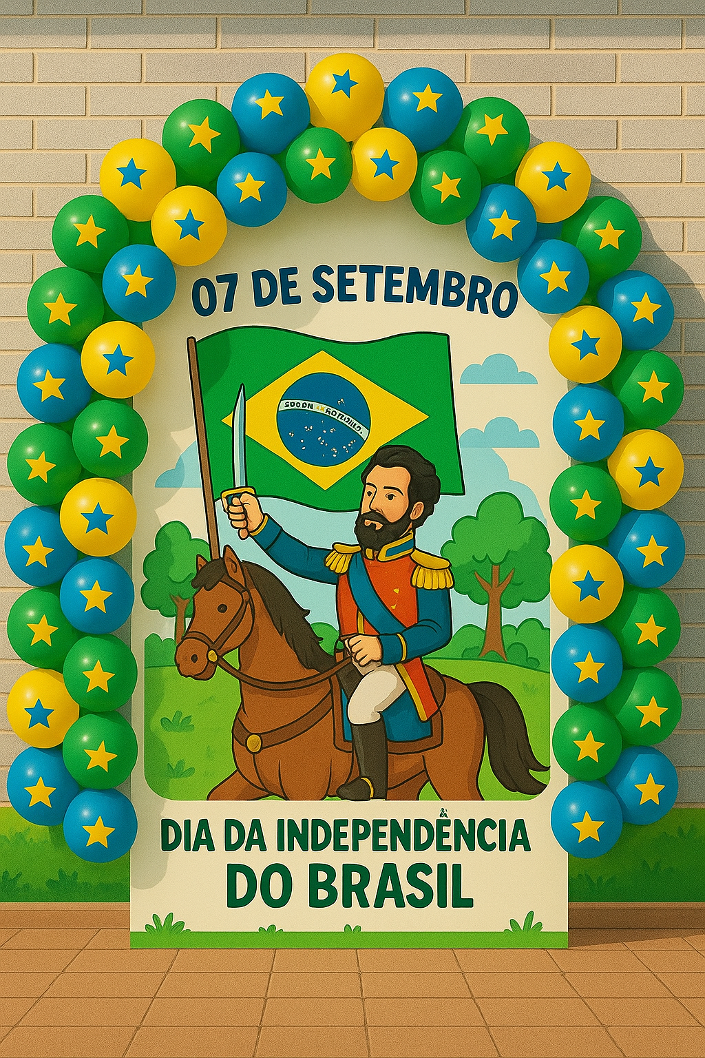 PAINEL 3D DEPENDÊNCIA DO BRASIL – 7 DE SETEMBRO