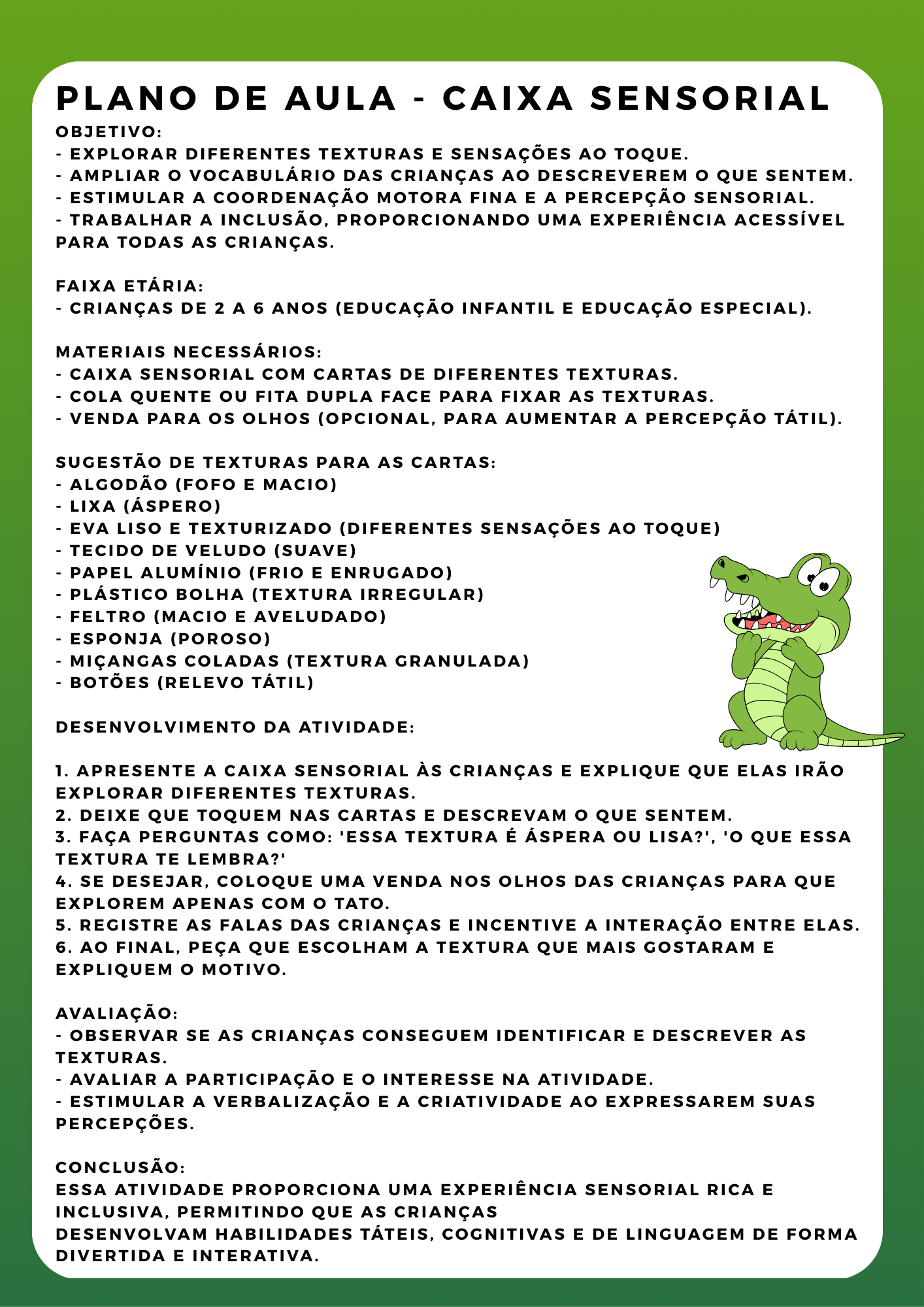 Caixa Sensorial – Jacarezinho Juca - Imagem 3