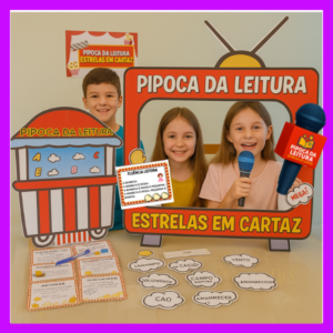 PIPOCA DA LEITURA – ESTRELAS EM CARTAZ