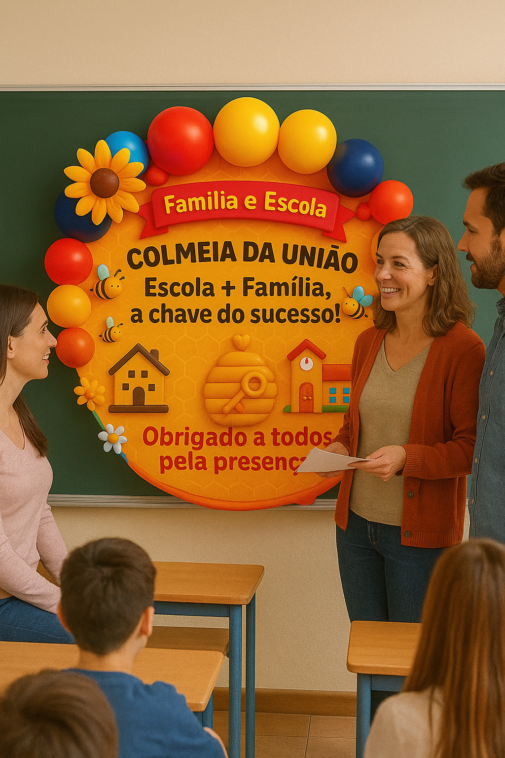 PAINEL 3D – REUNIÃO DE PAIS + LEMBRANCINHA