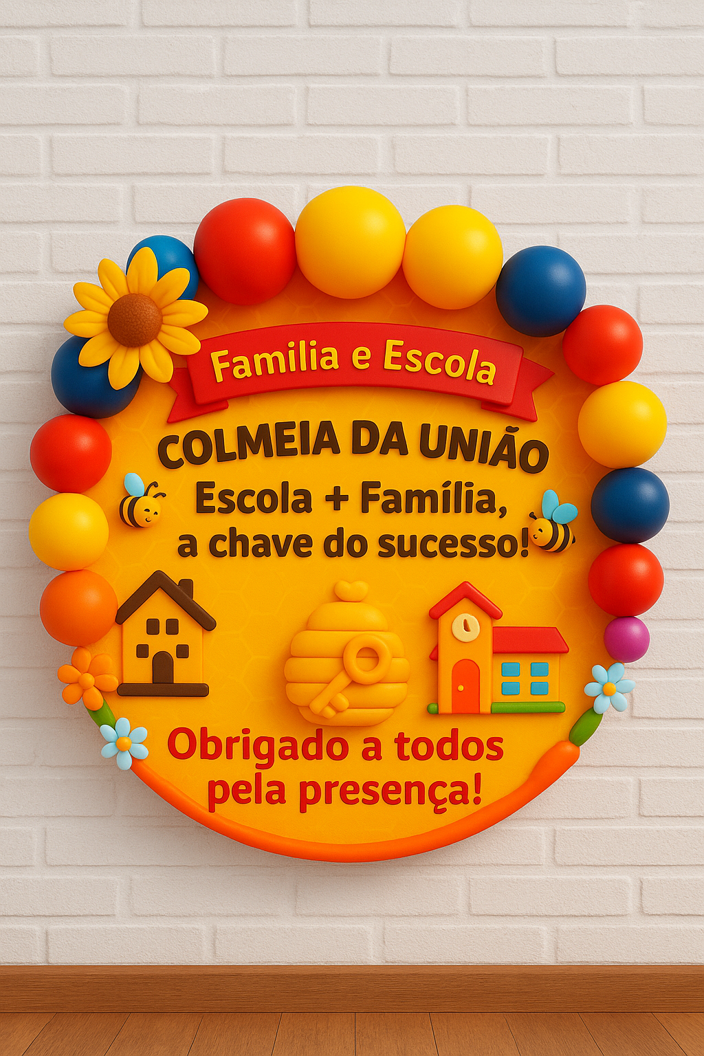 PAINEL 3D – REUNIÃO DE PAIS + LEMBRANCINHA - Imagem 2