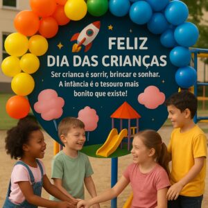 PAINEL 3D – FELIZ DIA DAS CRIANÇAS