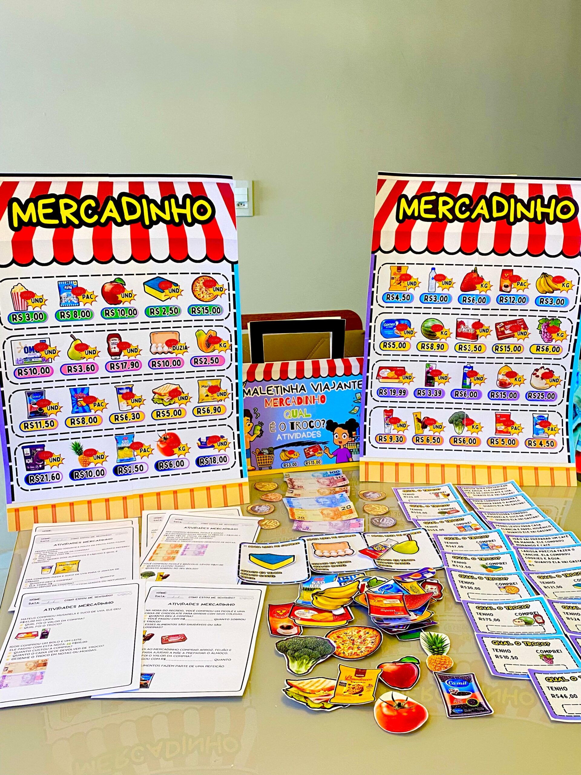 MERCADINHO – QUAL É O TROCO? Sistema Monetário - Imagem 25