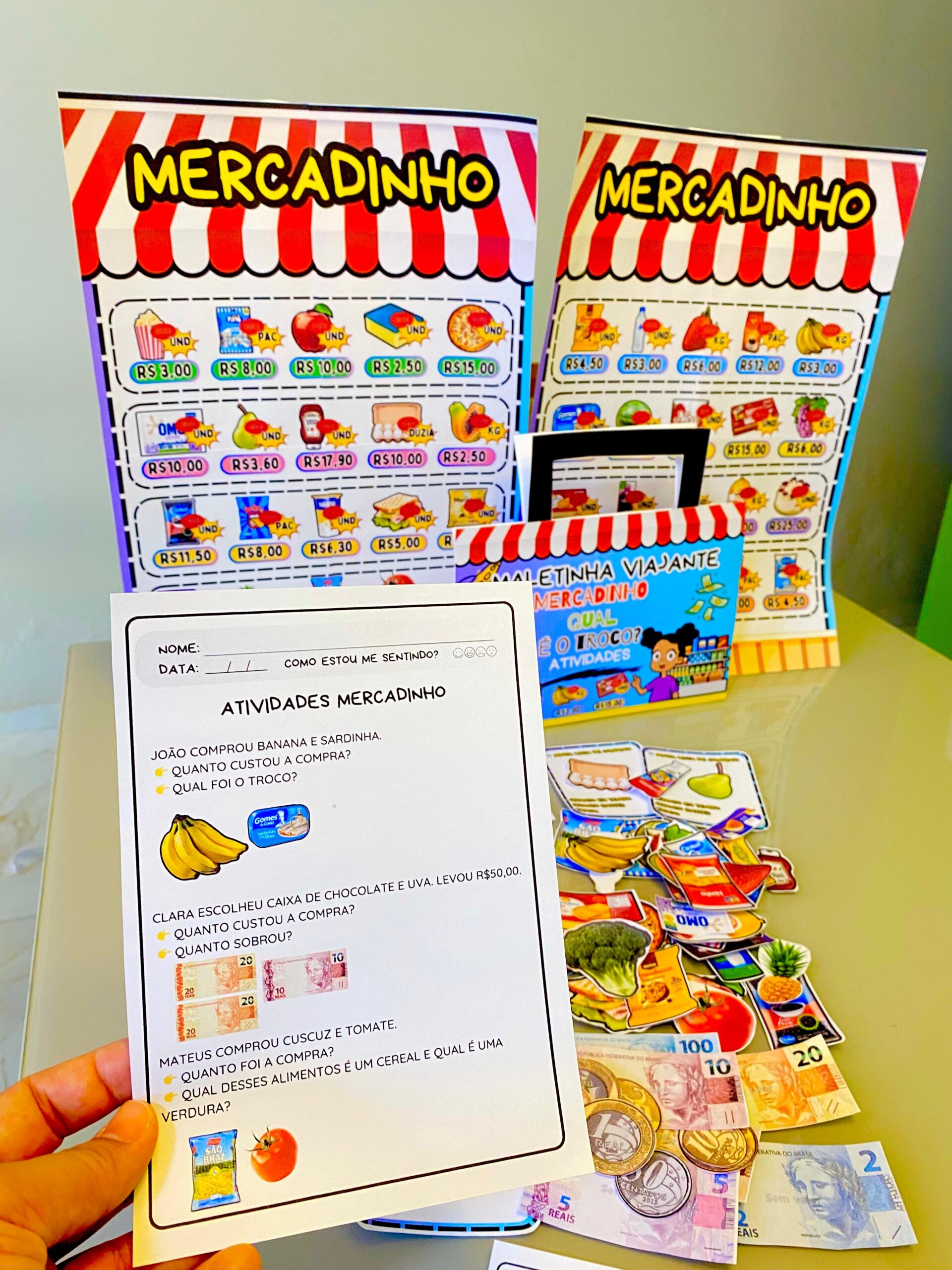 MERCADINHO – QUAL É O TROCO? Sistema Monetário - Imagem 2