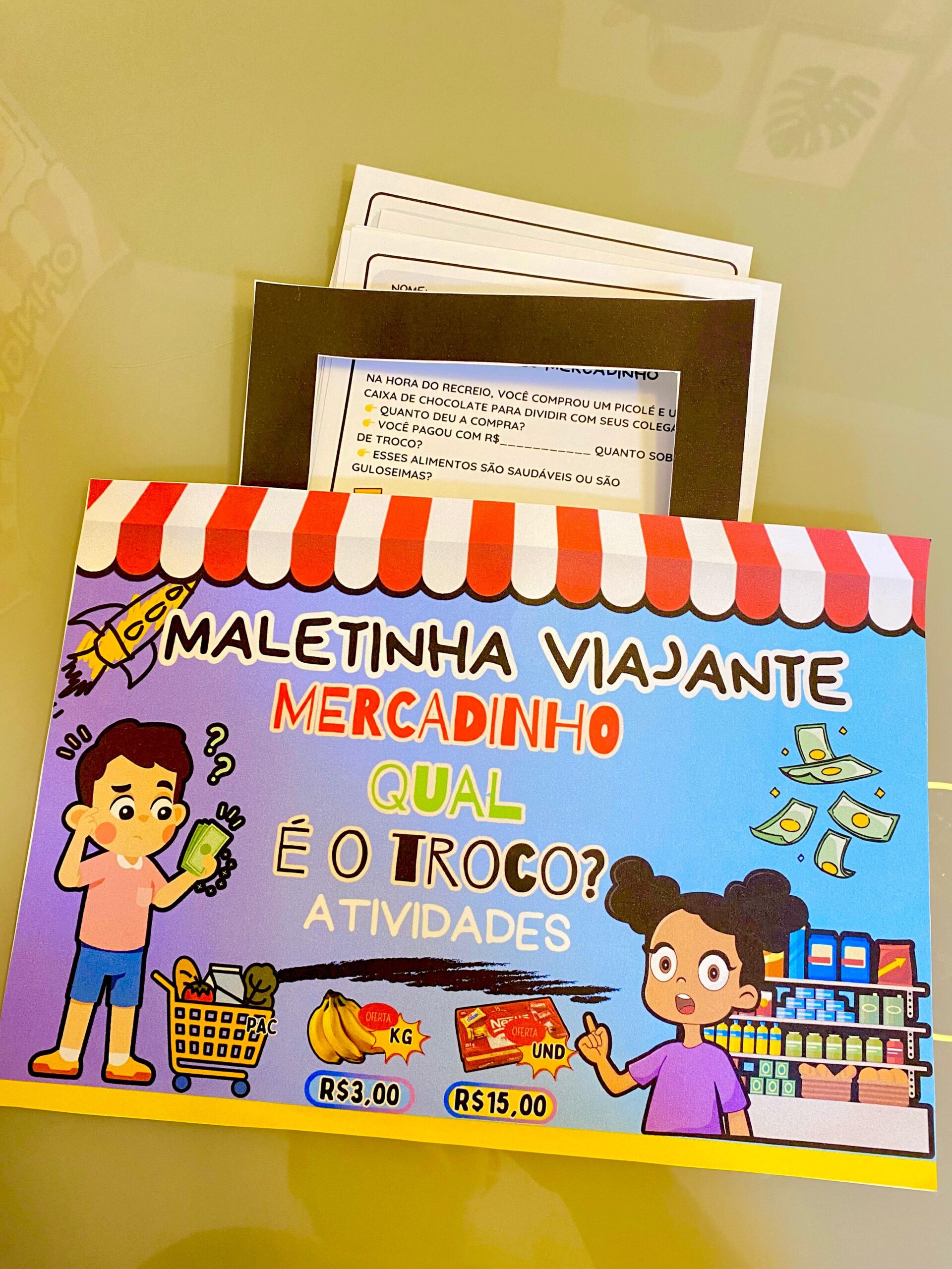 MERCADINHO – QUAL É O TROCO? Sistema Monetário - Imagem 22
