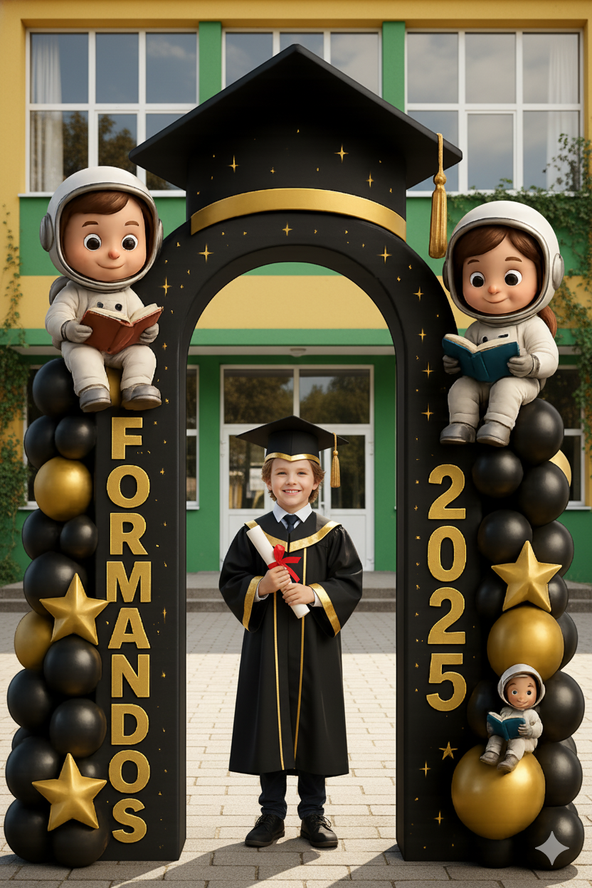 🚀📚 Portal Formandos 2025 – Aprendizado que Te Leva Longe! (Astronautas 3D) - Imagem 2
