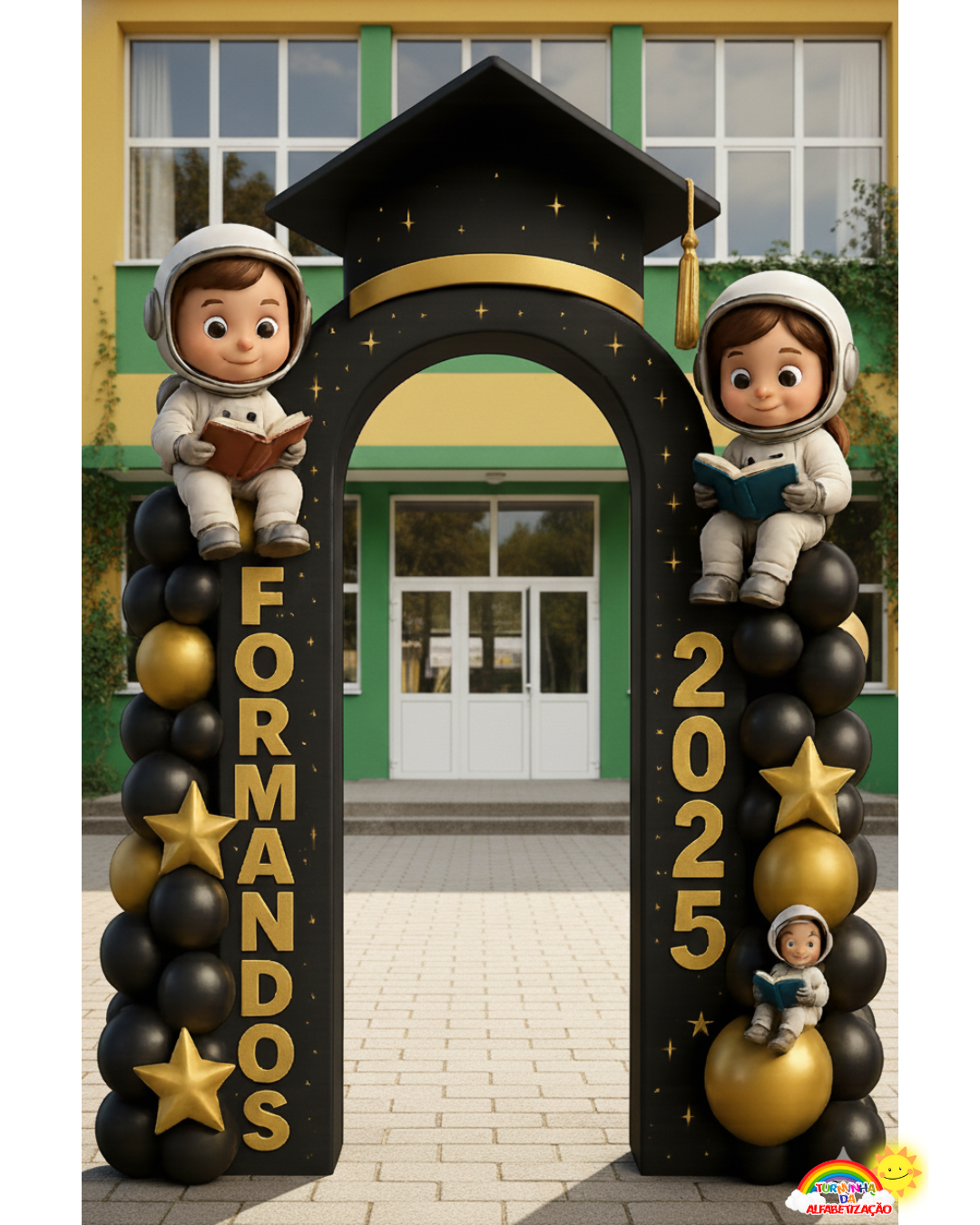 🚀📚 Portal Formandos 2025 – Aprendizado que Te Leva Longe! (Astronautas 3D) - Imagem 3