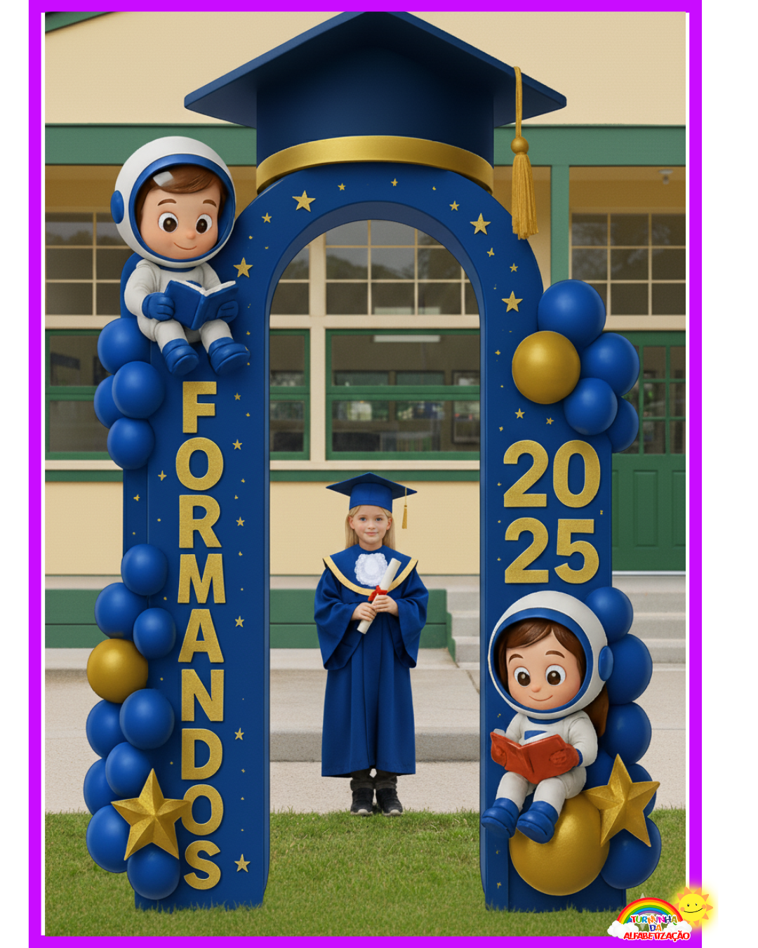 Portal Formandos 2025 – Aprendizado que Te Leva Longe! (Astronautas 3D - Imagem 4