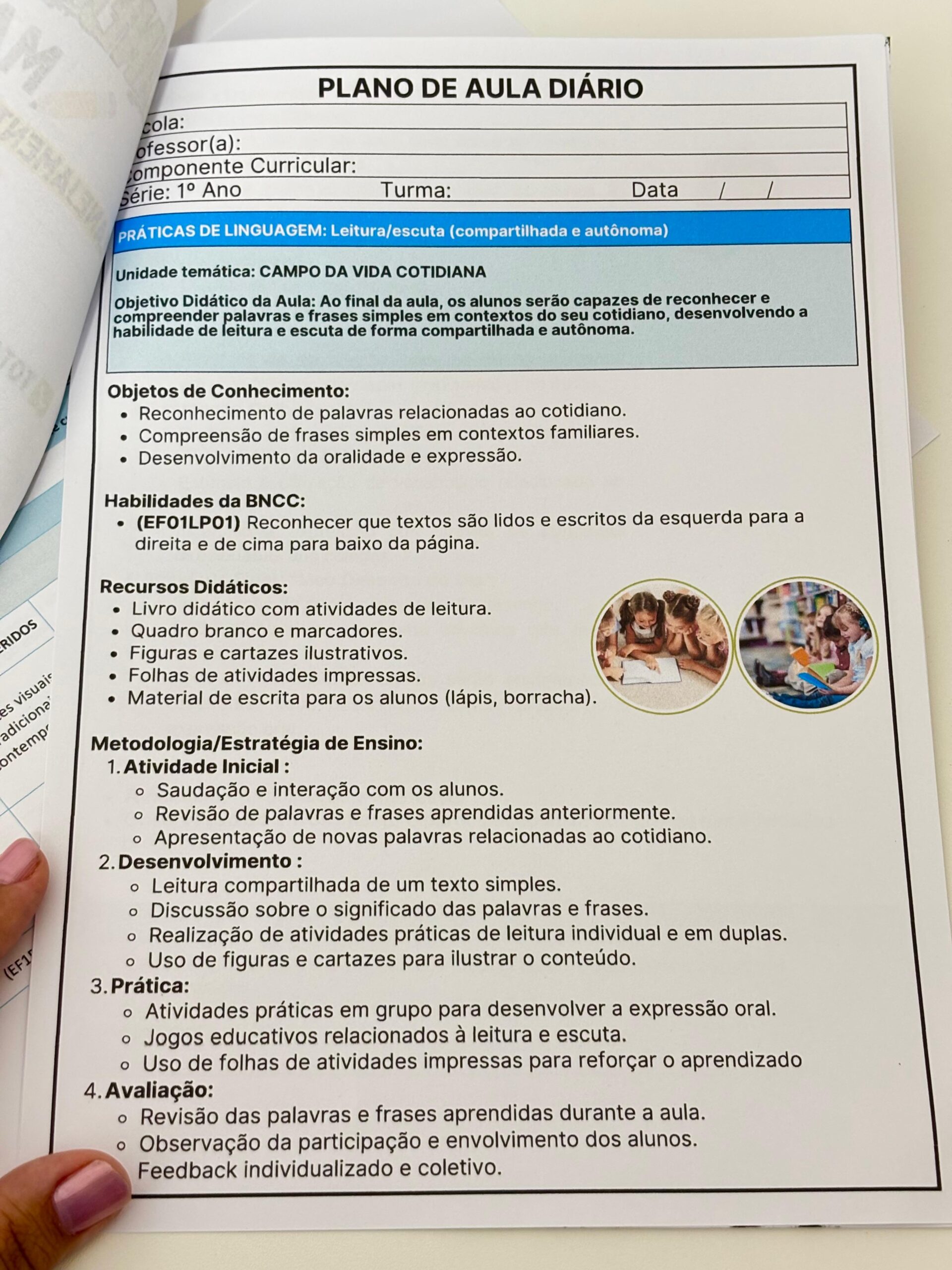PLANNER BNCC 2026 – ENSINO FUNDAMENTAL I | 1º ANO - Imagem 7