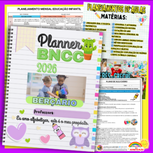 📘 PLANNER BNCC 2026 – EDUCAÇÃO INFANTIL - Berçário