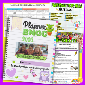 📘 PLANNER BNCC 2026 – EDUCAÇÃO INFANTIL (PRÉ-ESCOLA)