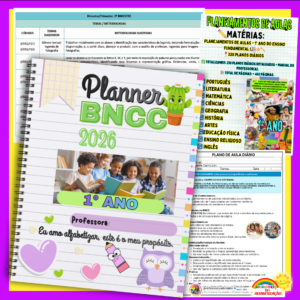 PLANNER BNCC 2026 – ENSINO FUNDAMENTAL I | 1º ANO