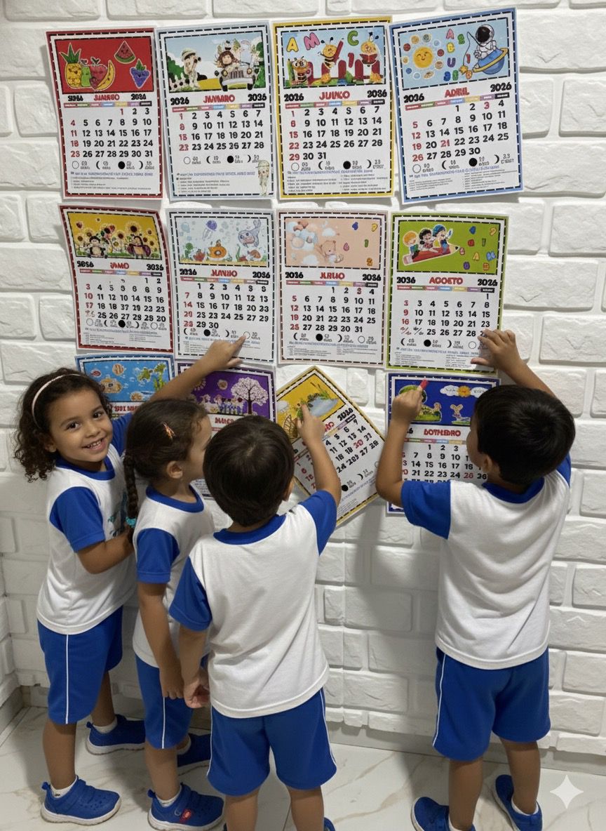 Calendário Escolar de Parede 2026 - Imagem 4