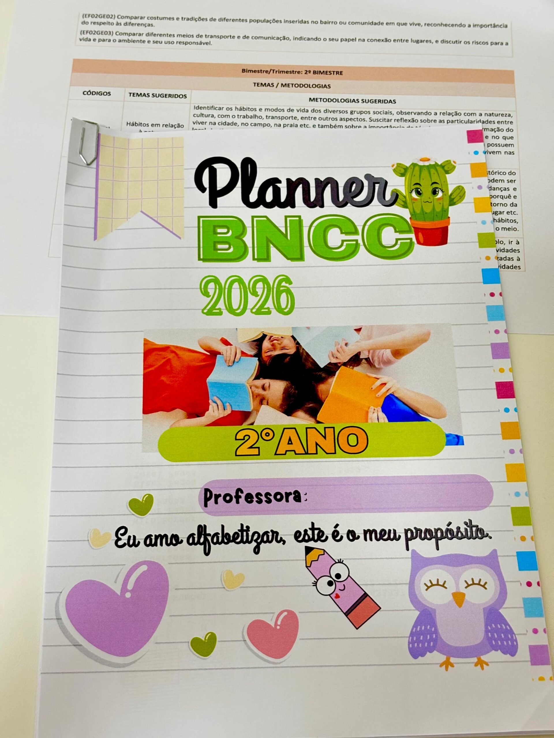 PLANNER BNCC 2026 – ENSINO FUNDAMENTAL I | 2º ANO - Imagem 8
