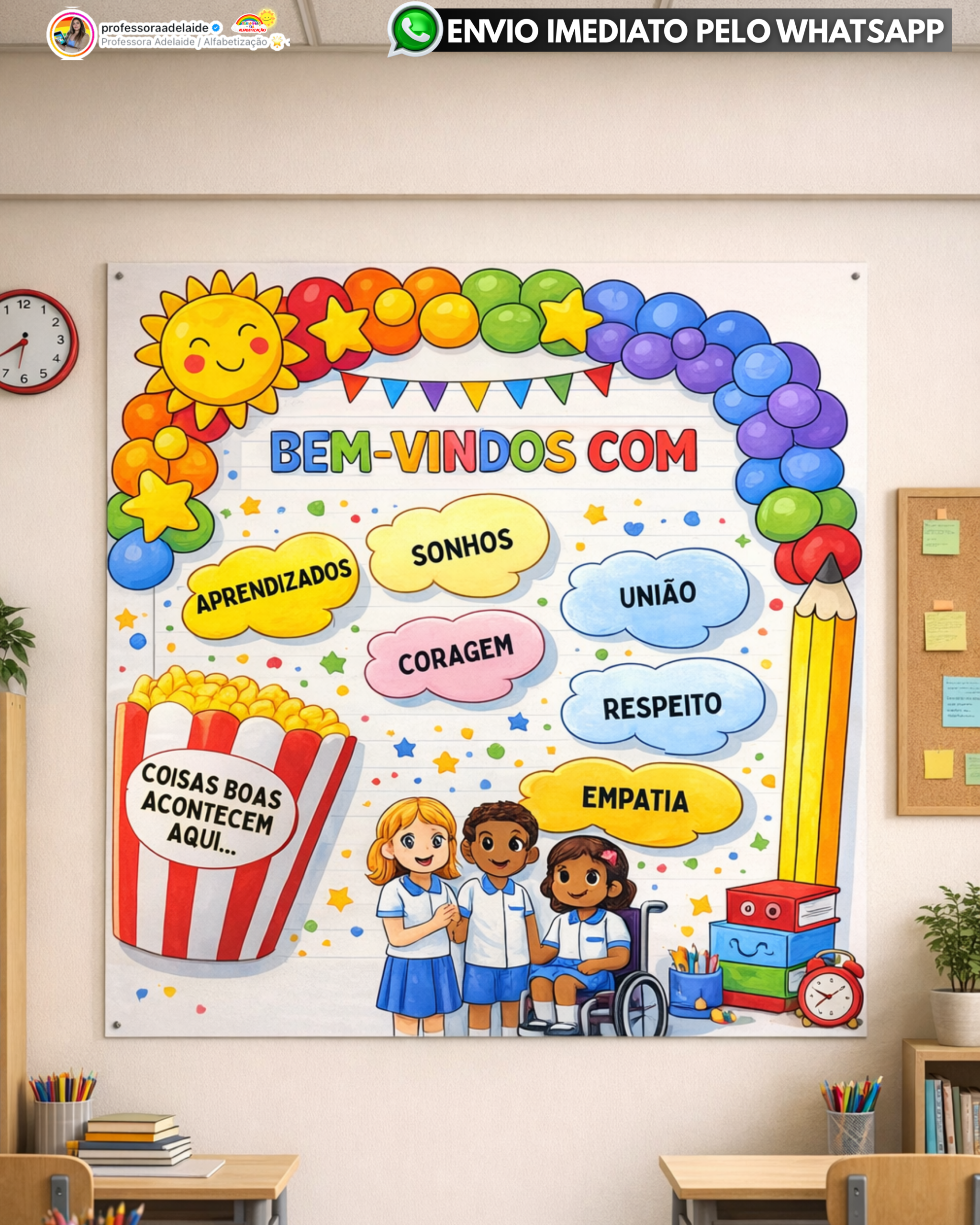 PAINEL BEM-VINDOS – BOAS COISAS ACONTECEM AQUI - Imagem 4