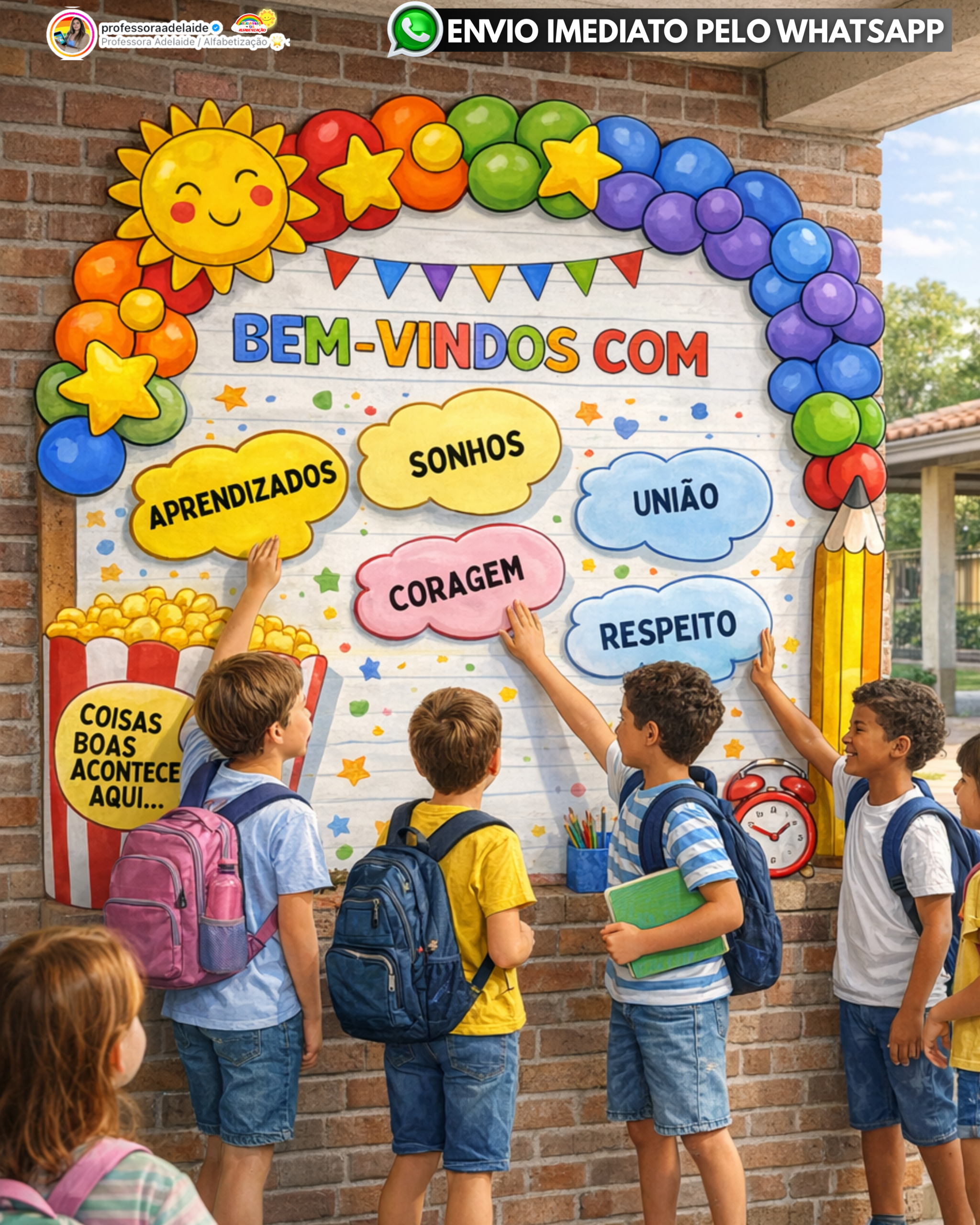 PAINEL BEM-VINDOS – BOAS COISAS ACONTECEM AQUI - Imagem 3