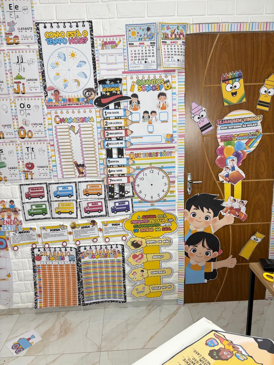 🎒📚 Kit Sala de Aula – Escolar & Crianças 🧒✏️ - Imagem 2