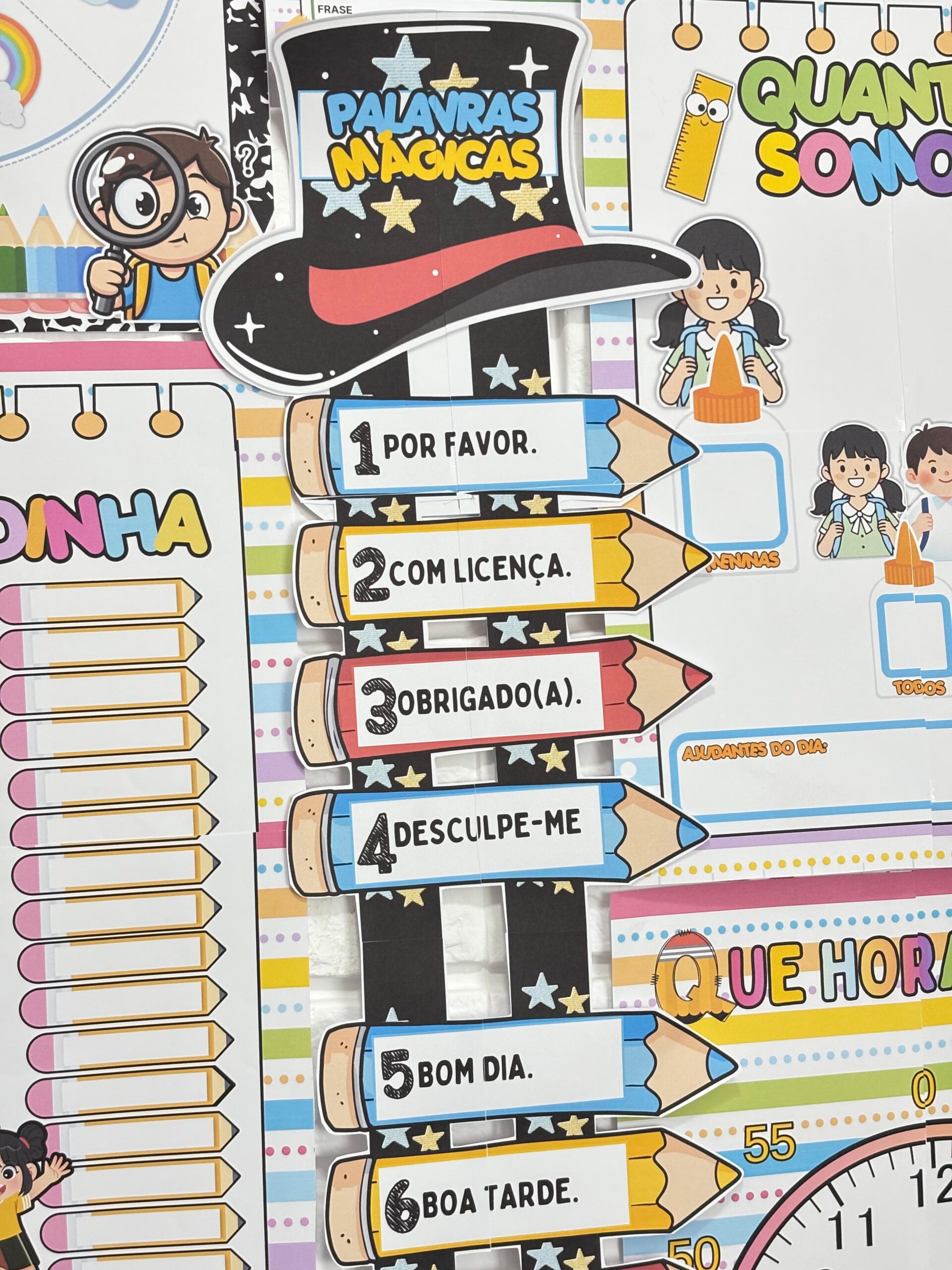 🎒📚 Kit Sala de Aula – Escolar & Crianças 🧒✏️ - Imagem 6