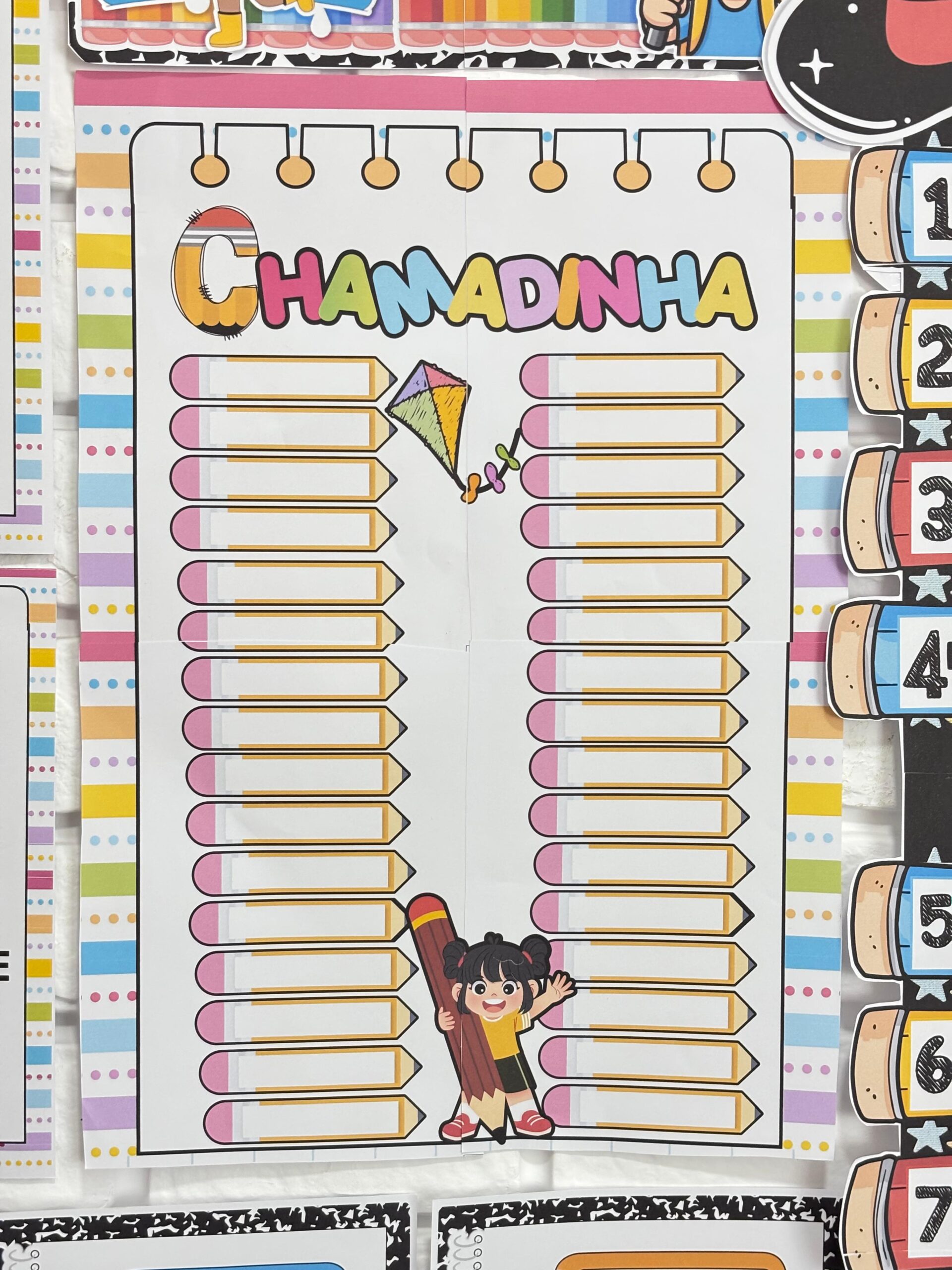 🎒📚 Kit Sala de Aula – Escolar & Crianças 🧒✏️ - Imagem 8