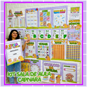 KIT SALA DE AULA CAPIVARA