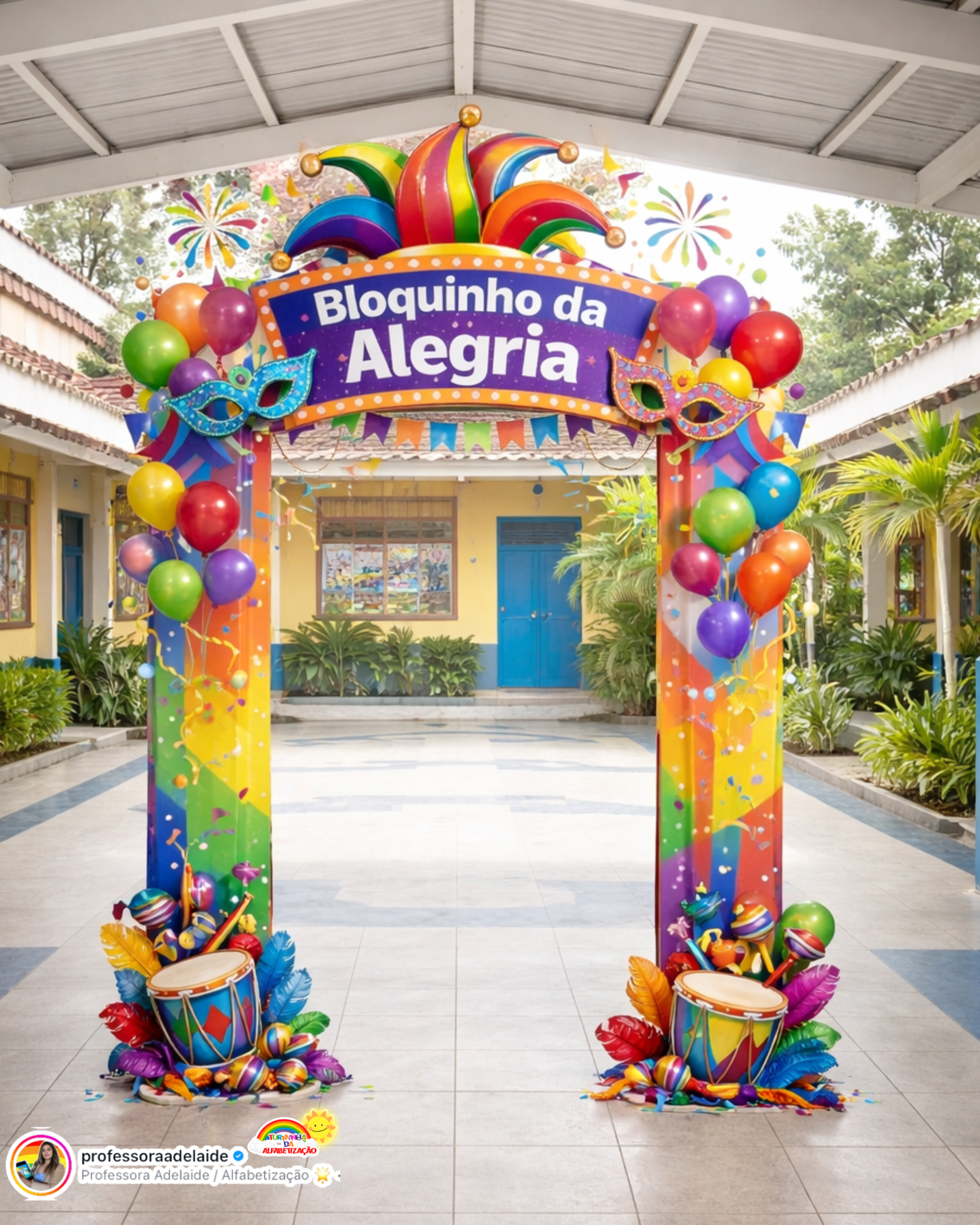 PAINEL PORTAL CARNAVAL – BLOQUINHO DA ALEGRIA