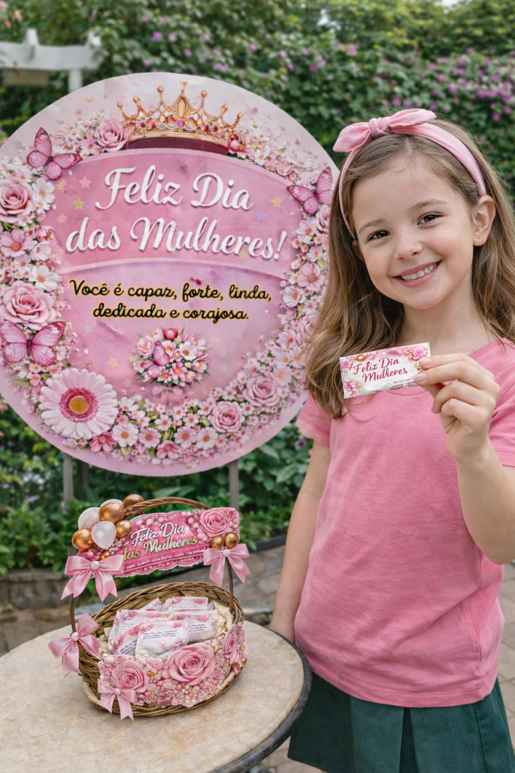 PAINEL FELIZ DIA DAS MULHERES + LEMBRANCINHAS - Imagem 5