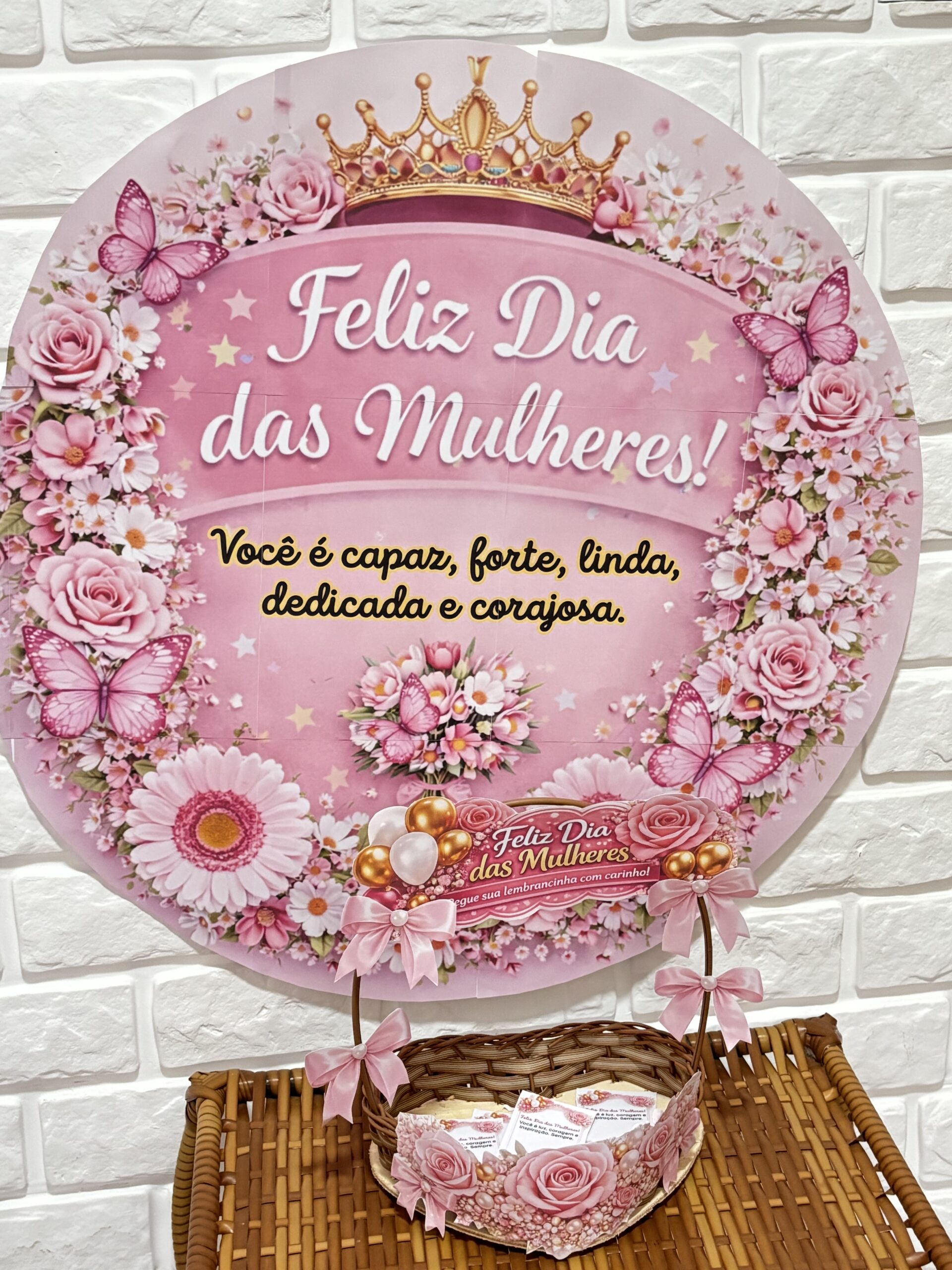PAINEL FELIZ DIA DAS MULHERES + LEMBRANCINHAS - Imagem 6