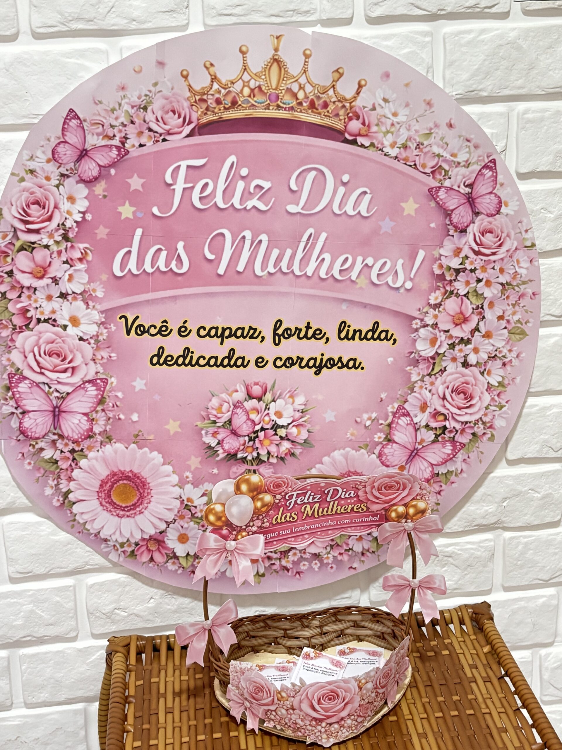 PAINEL FELIZ DIA DAS MULHERES + LEMBRANCINHAS - Imagem 4