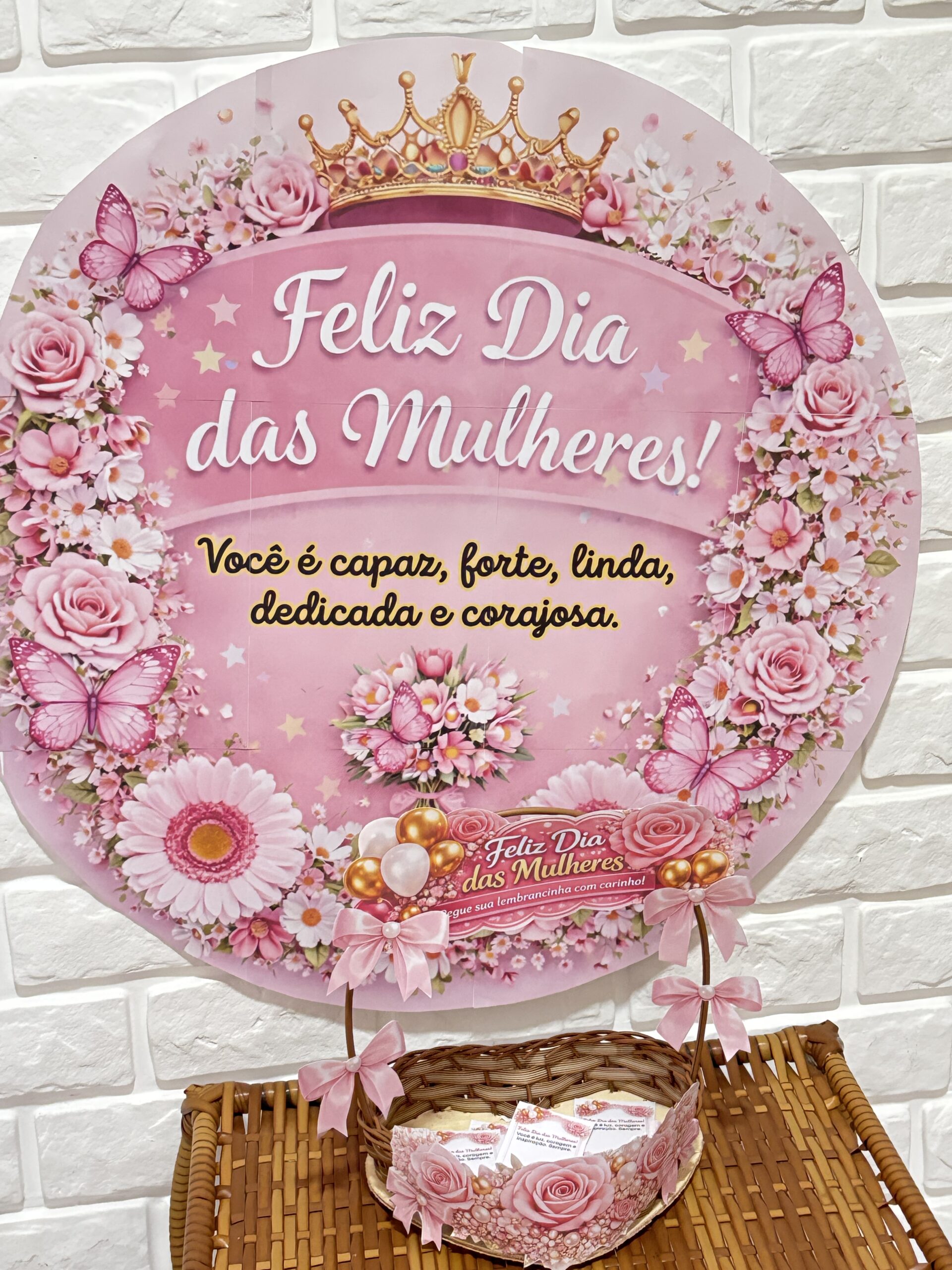 PAINEL FELIZ DIA DAS MULHERES + LEMBRANCINHAS - Imagem 8