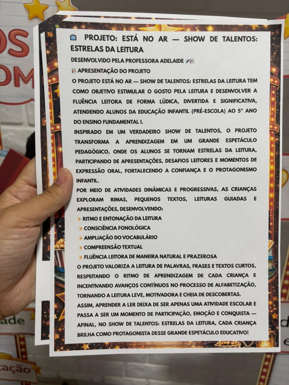 ESTÁ NO AR SHOW DE TALENTOS – ESTRELAS DA LEITURA - Imagem 9