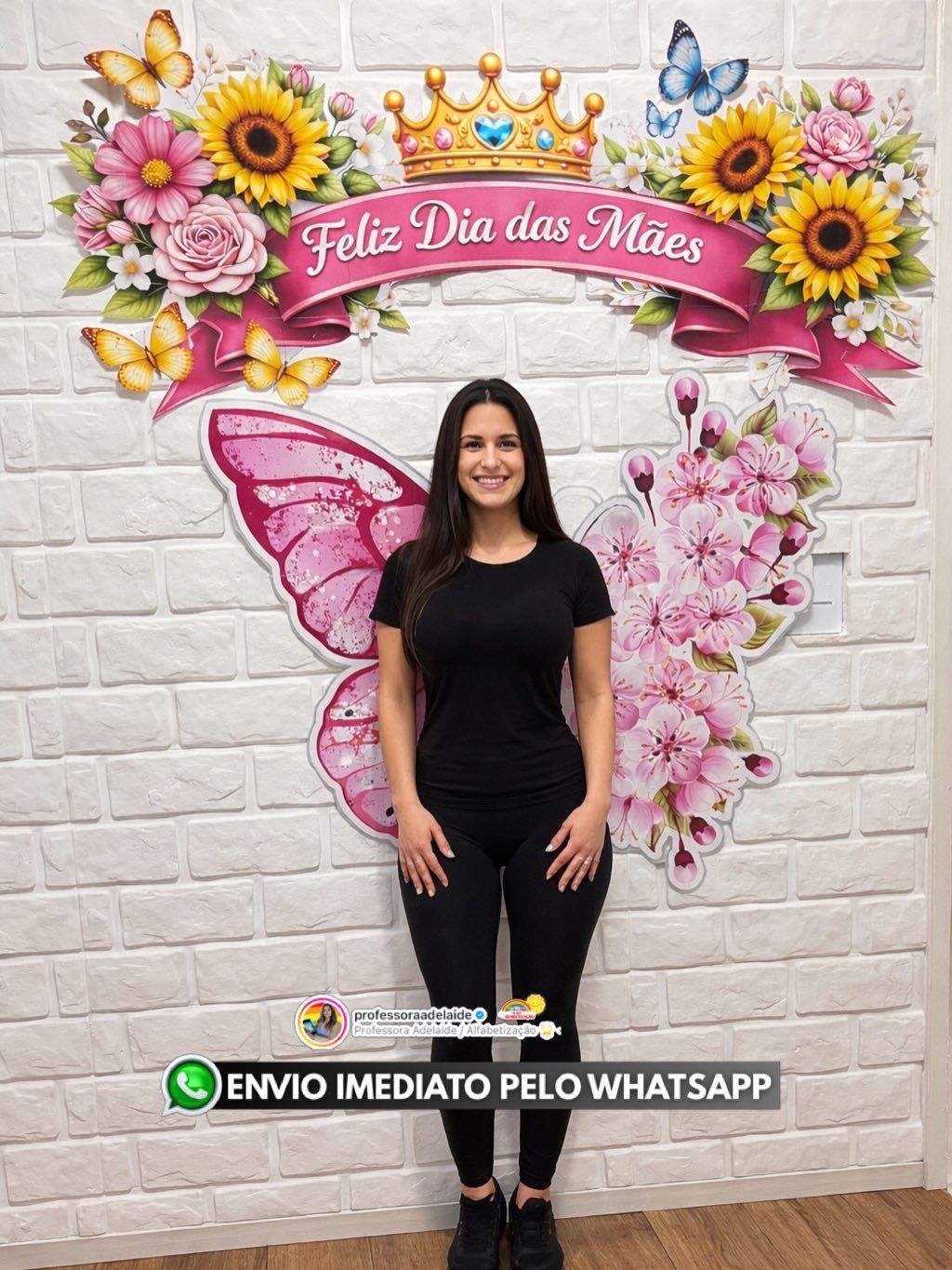 PAINEL DIA DAS MÃES 3D - Borboleta 3D realista+ lembrancinhas - Imagem 11