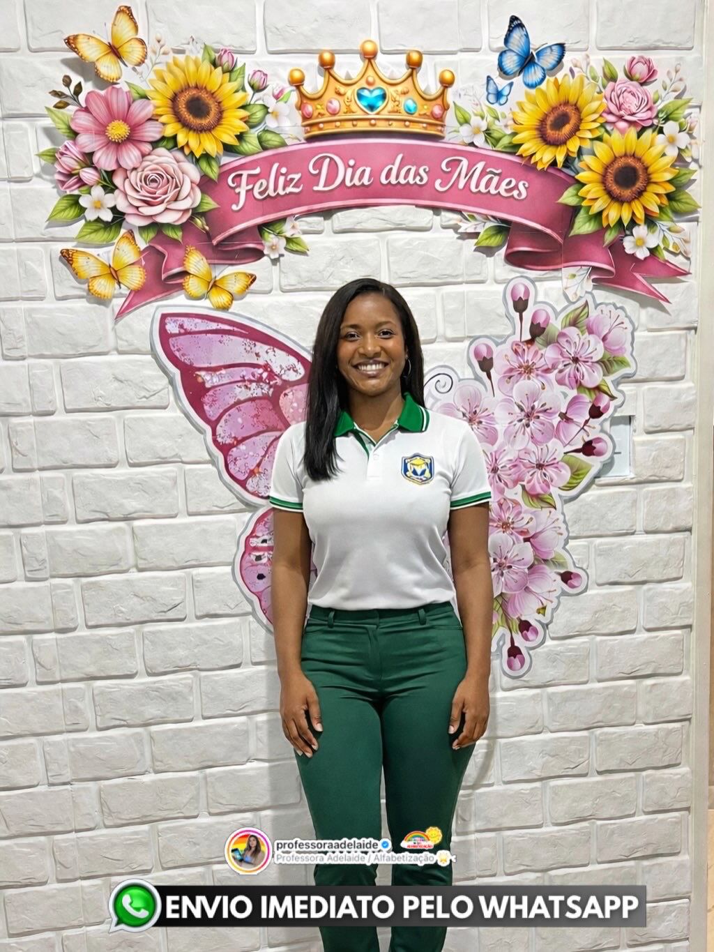 PAINEL DIA DAS MÃES 3D - Borboleta 3D realista+ lembrancinhas - Imagem 10