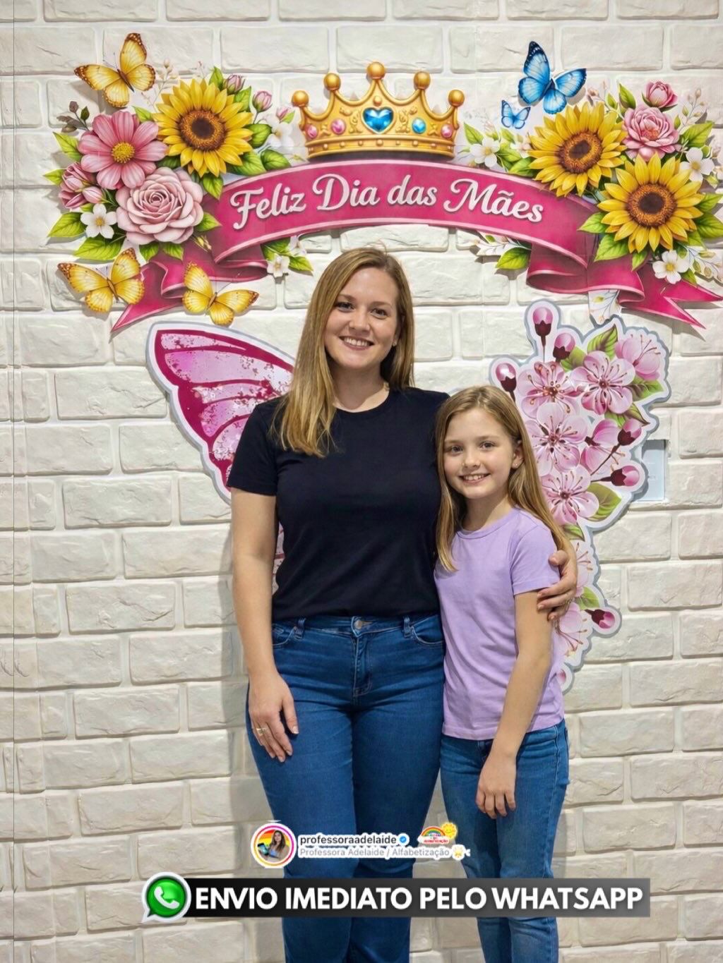 PAINEL DIA DAS MÃES 3D - Borboleta 3D realista+ lembrancinhas