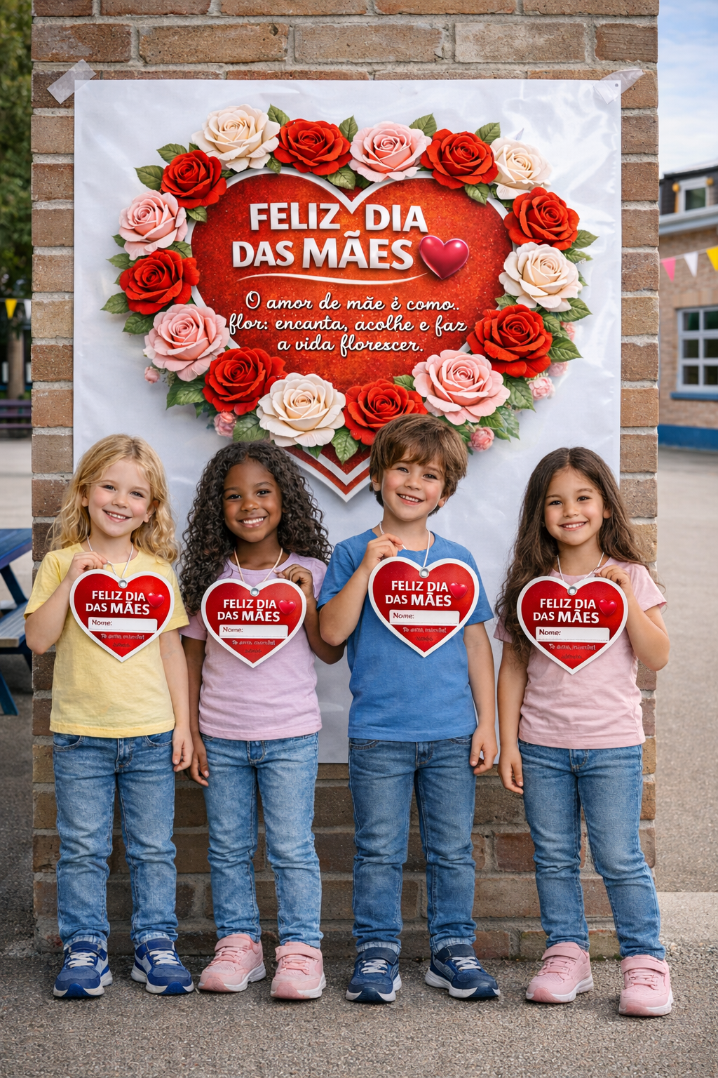 KIT ENCANTO DIA DAS MÃES Painel + Apresentação + Lembrancinha - Imagem 7