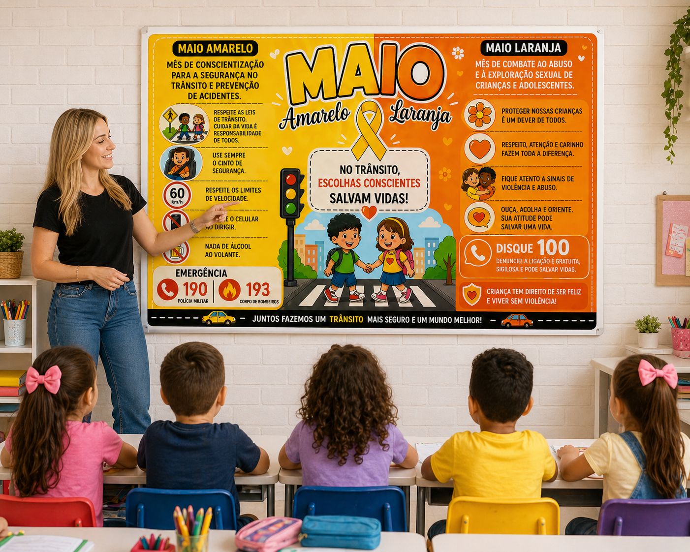 PAINEL MAIO AMARELO + MAIO LARANJA - Imagem 9