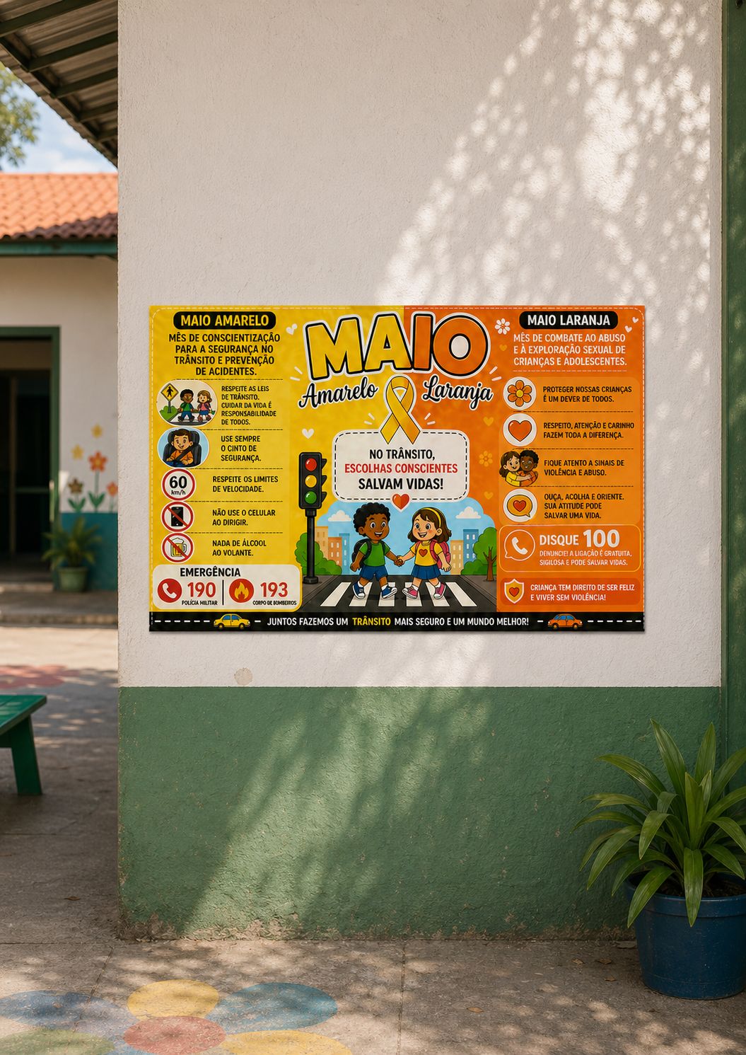 PAINEL MAIO AMARELO + MAIO LARANJA - Imagem 5