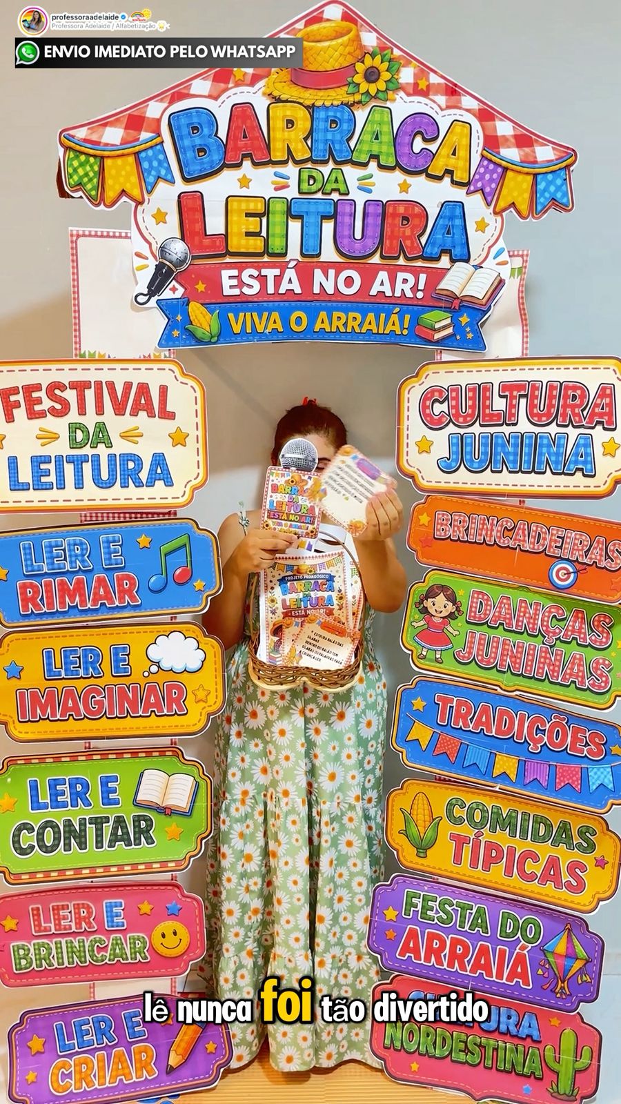 BARRACA DA LEITURA — ESTÁ NO AR! VIVA O ARRAIÁ! - Imagem 11
