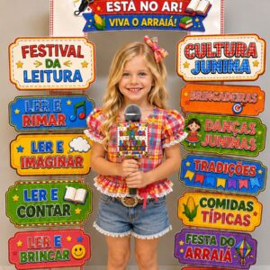BARRACA DA LEITURA — ESTÁ NO AR! VIVA O ARRAIÁ!